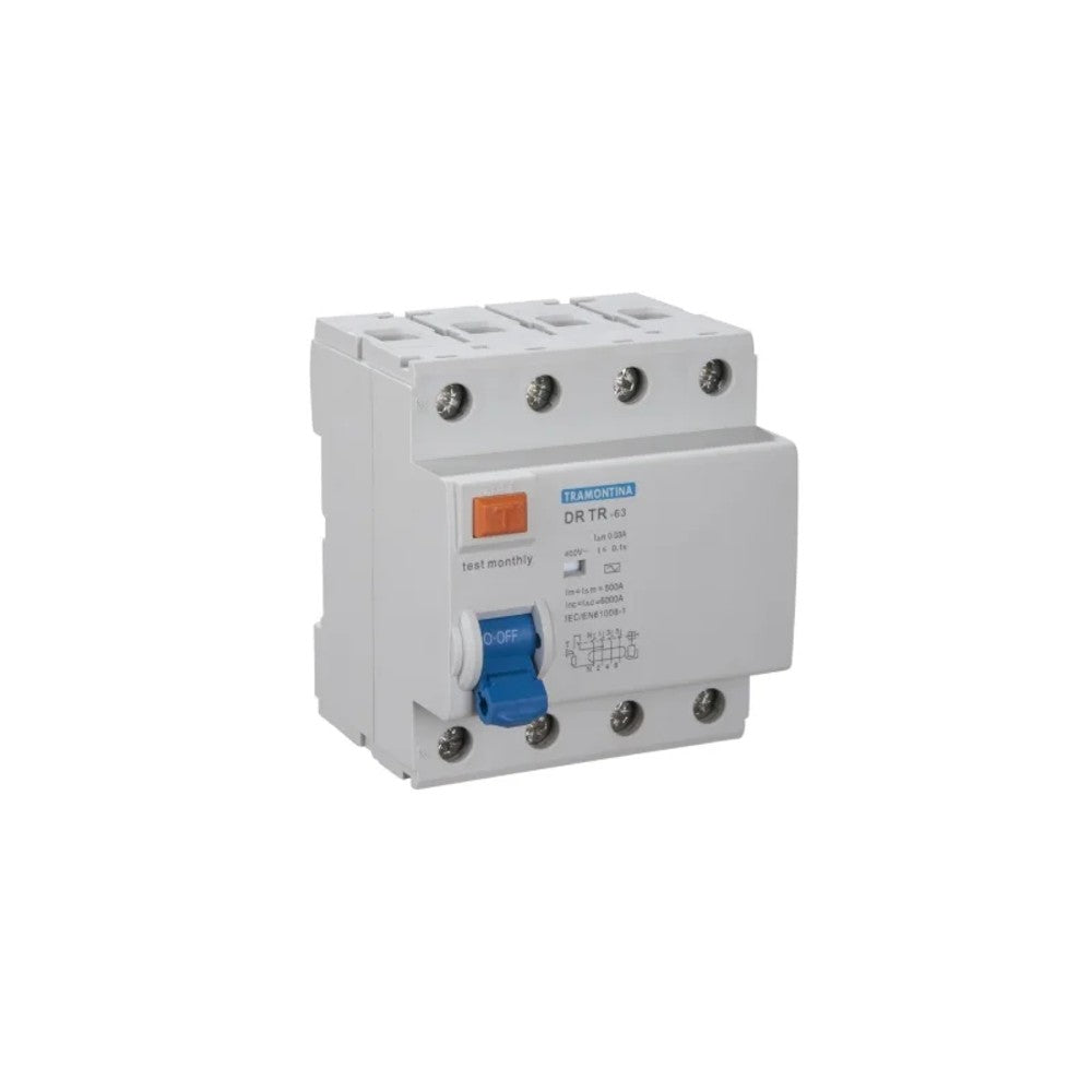 Dispositivo DR 4 Polos 30mA 25A Tramontina
