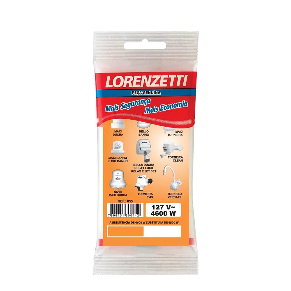 RESISTÊNCIA PARA MAXI DUCHA/RELAX 127V 4600W 065 7589004 LORENZETTI