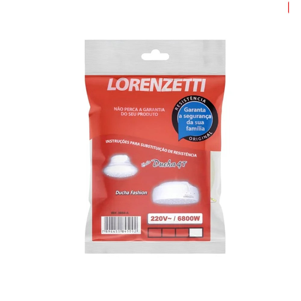RESISTÊNCIA BELLA DUCHA 4 TEMPERATURAS/FASHION 220V 6800W LORENZETTI