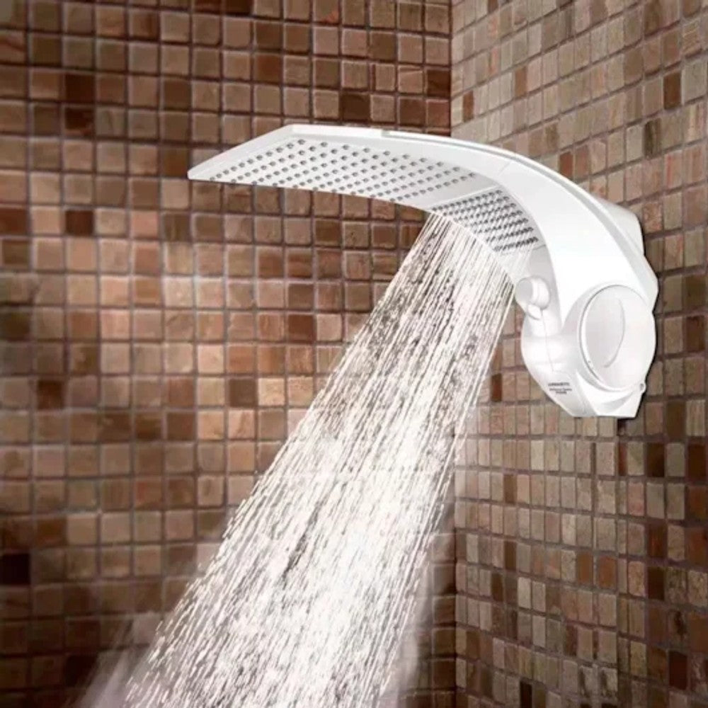 CHUVEIRO DUO SHOWER MULTITEMPERATURAS QUADRA TURBO 220V 7500W BRANCO LORENZETTI
