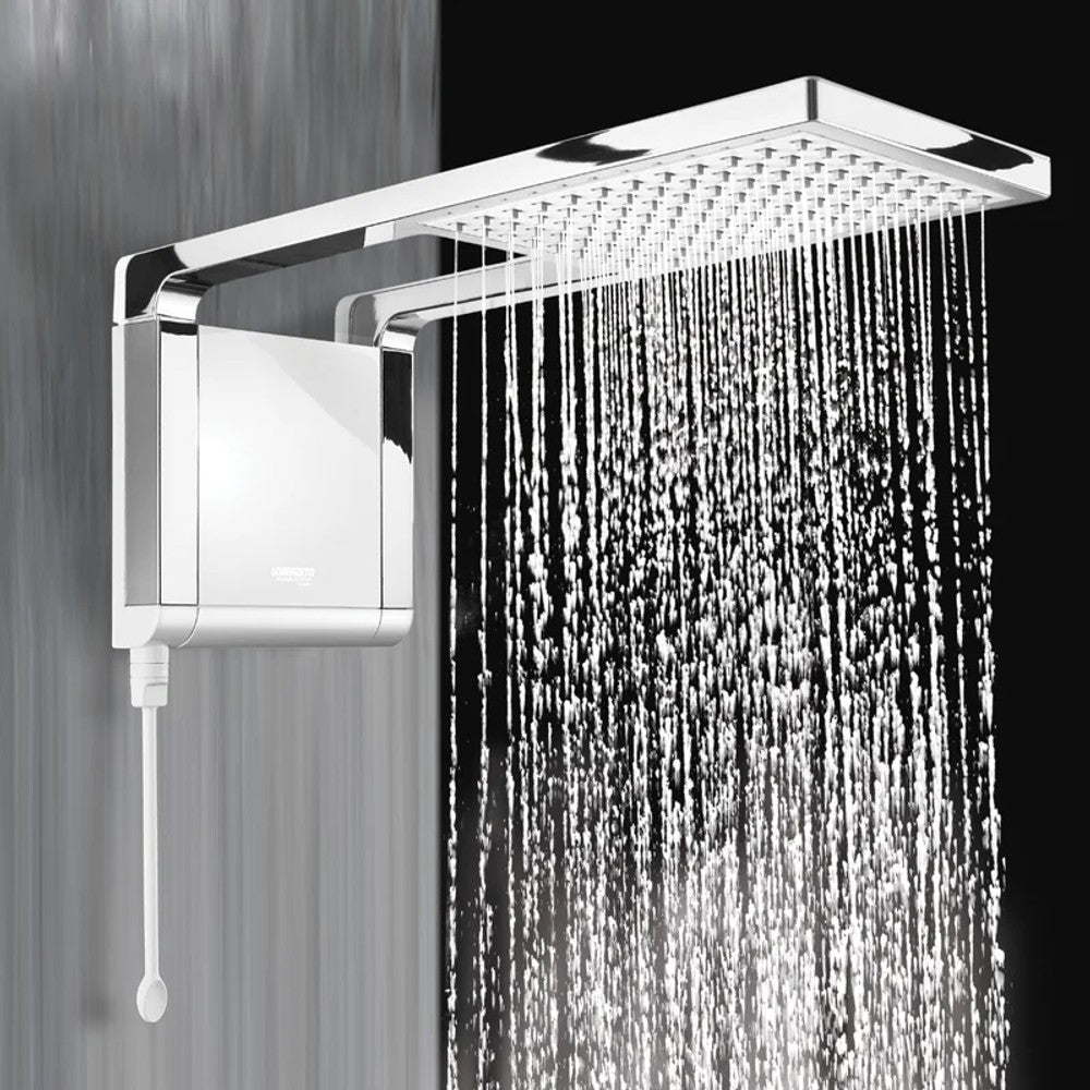 CHUVEIRO ACQUA STORM BRANCO/CROMADO 220V 7800W LORENZETTI