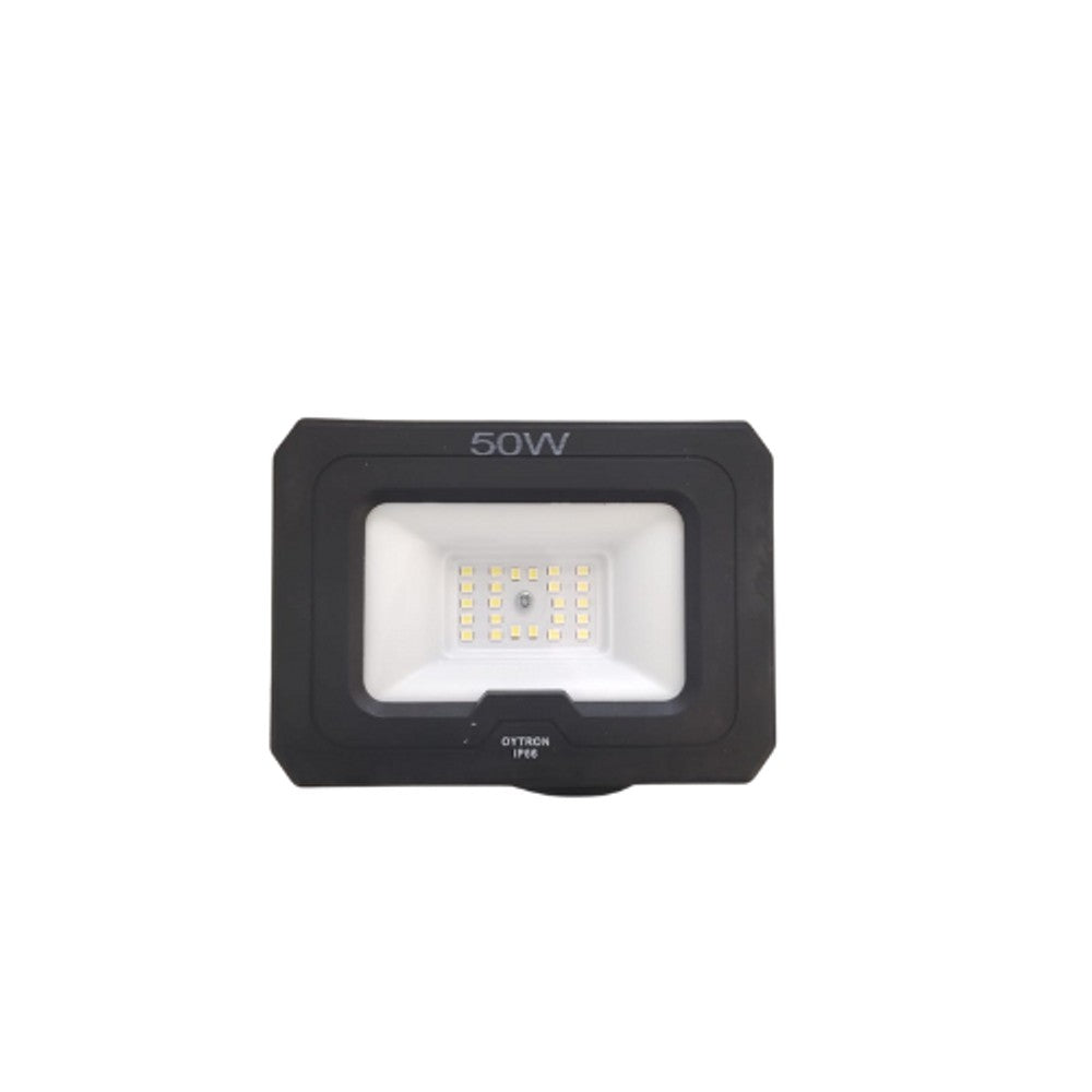 Projetor LED Slim 50W 6500K Preto TRIANGULO 10x13x2.8cm