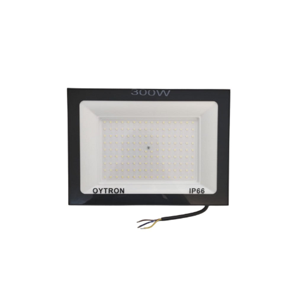 Projetor LED Slim 300W 6500K Preto Bivolt LED TRIANGULO