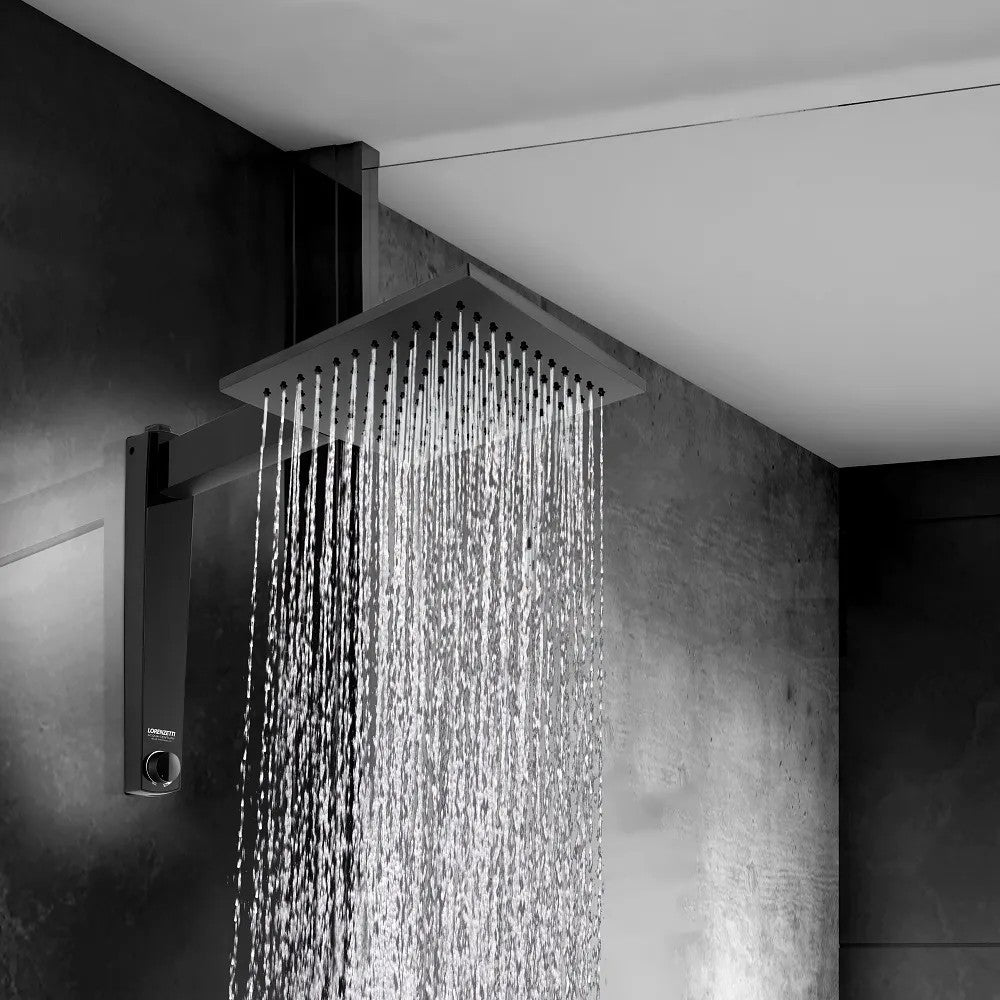 CHUVEIRO ACQUA CENTURY ELETRÔNICO PRETO 220V 6800W LORENZETTI
