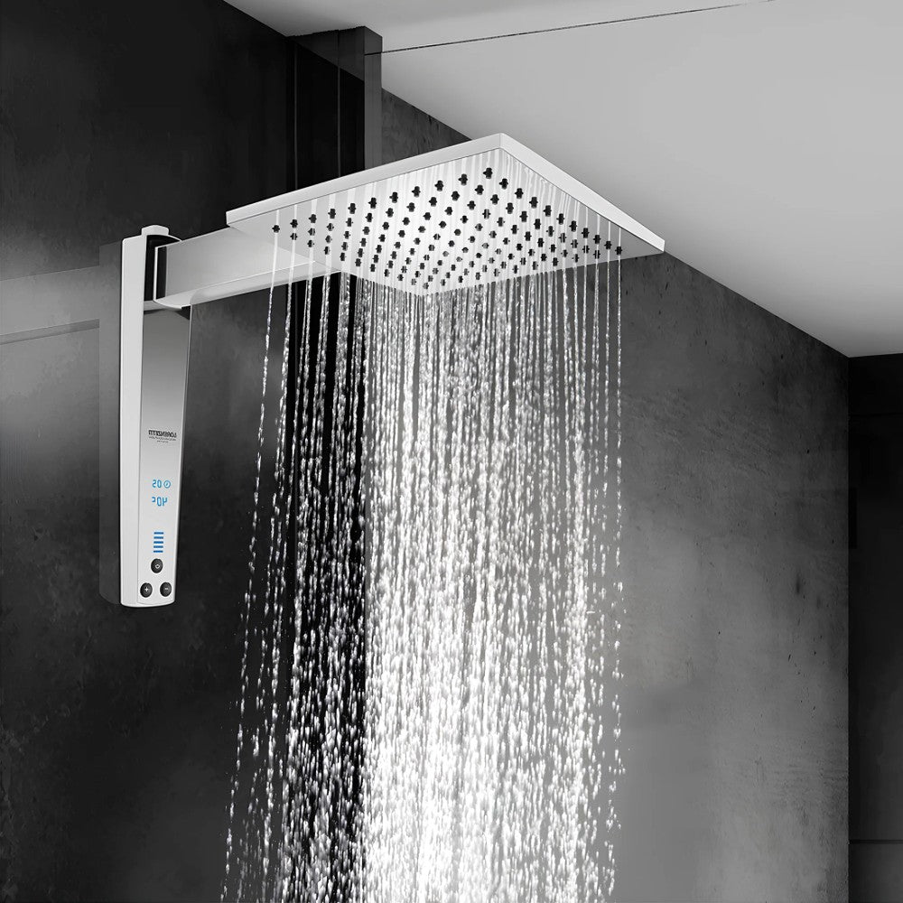 CHUVEIRO ACQUA CENTURY DIGITAL BRANCO/CROMADO 220V 7500W LORENZETTI