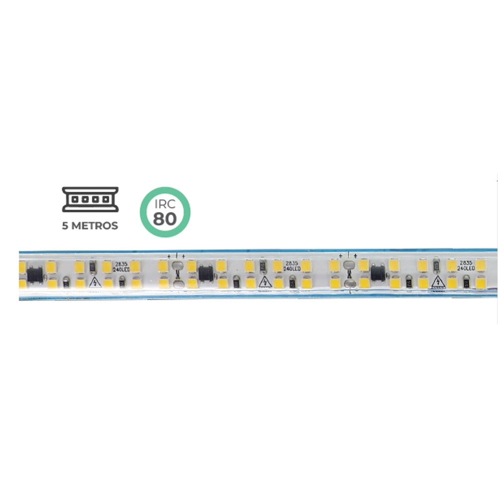 FITA DE LED DIRECT 90W 4000K 127V 5M IP65 LUMINATTI