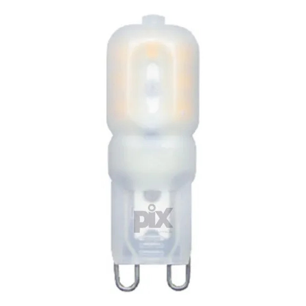 LAMPADA LED G9 4,5W 2400K LEITOSA PIX ILUMINACAO 220V