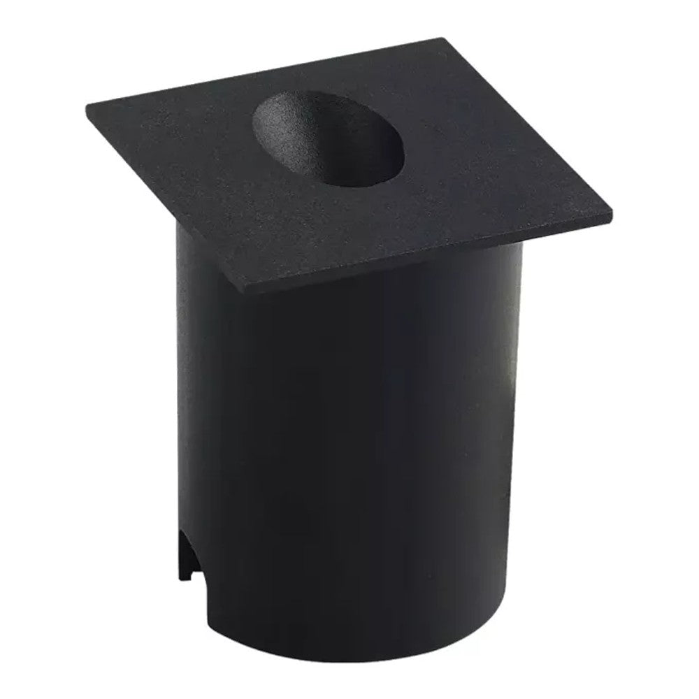BALIZADOR LED DE EMBUTIR QUADRADO 3W 3000K PRETO LUMINATTI LM1215