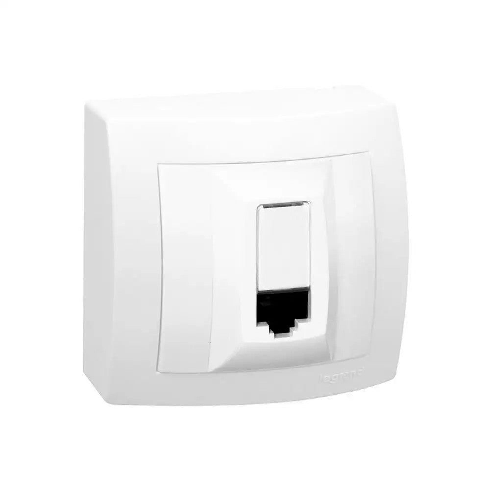 Tomada RJ45 CAT5E 8 Fios 675018 Sistema X Legrand Branca