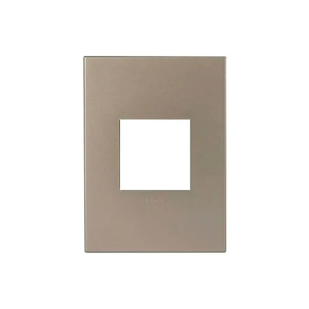 Placa 2x4 2 Postos Quadrada Champagne Arteor 571502B