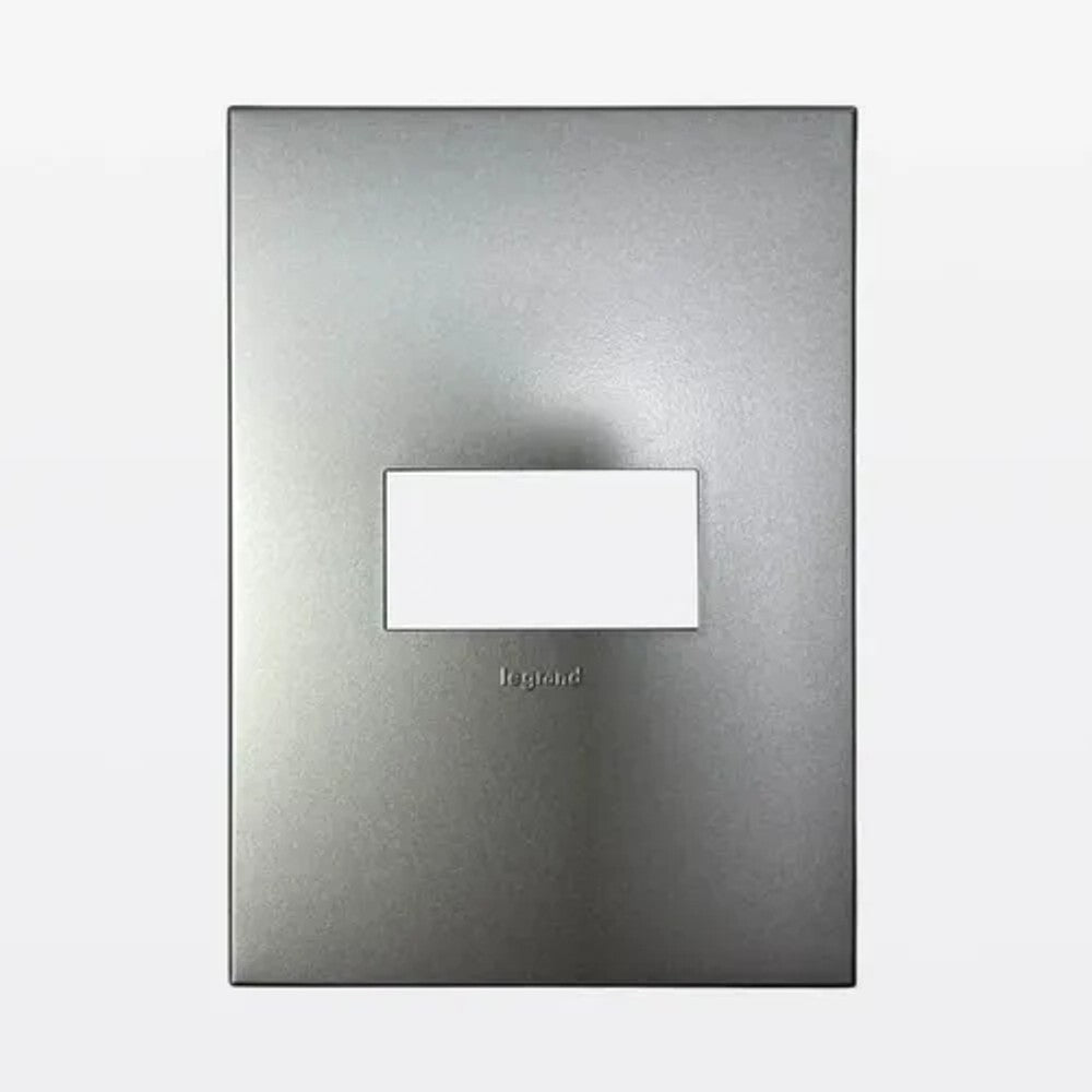 Placa 4x2 1 Posto Quadrados Soft Alumínio Arteor 571481B
