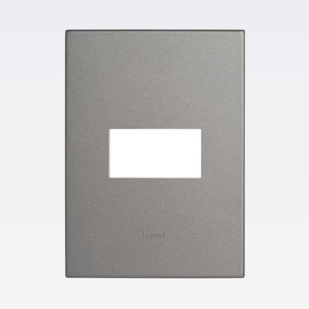 Placa 2x4 1 Posto Quadrada Magnesium Arteor 571491B