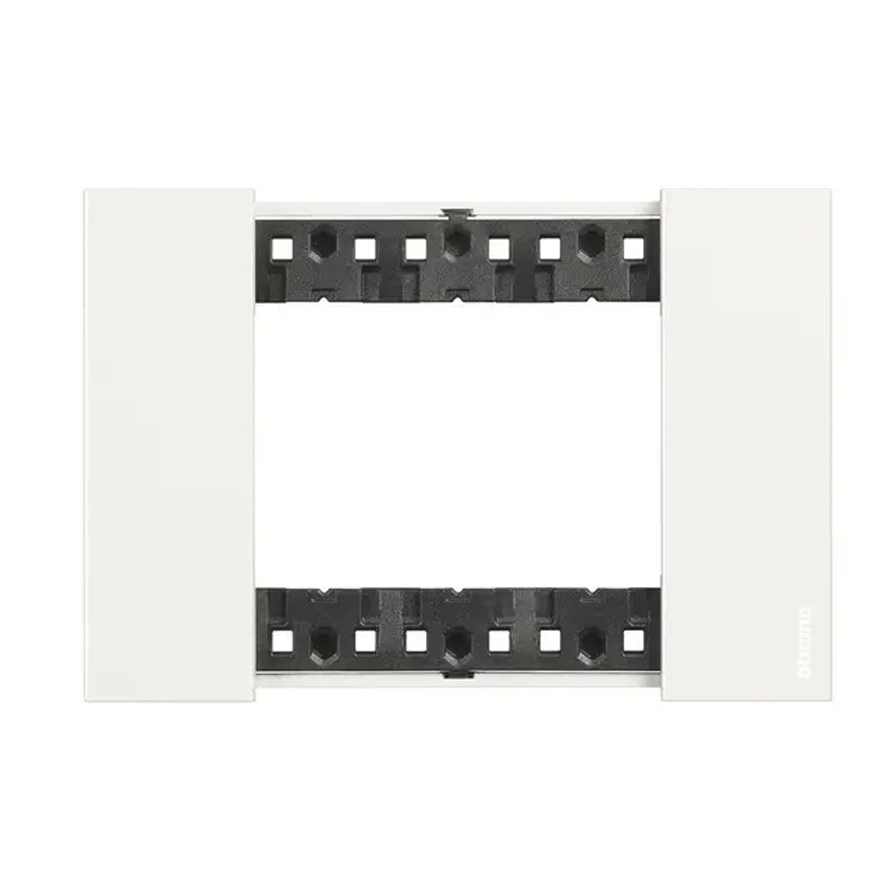 Placa 2x4 para 3 Módulos Living Now Branca KA4803KW