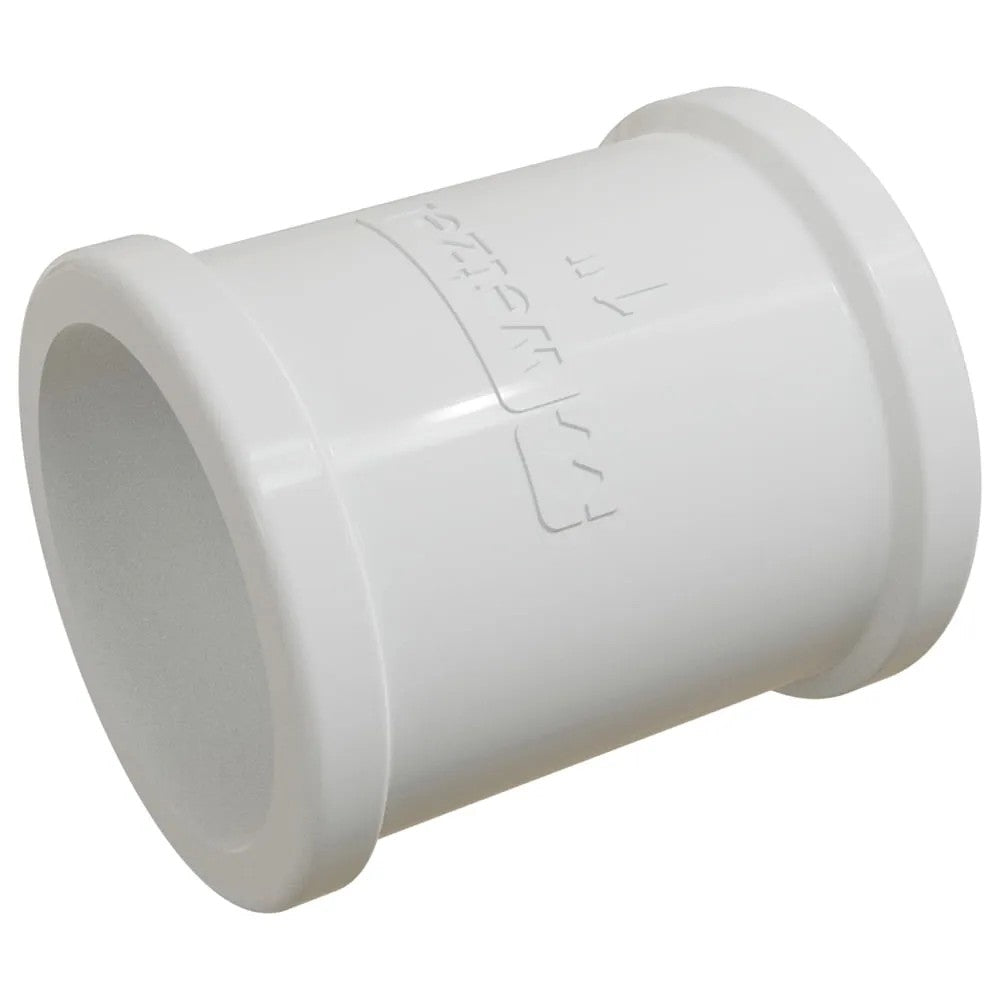 Luva PVC Branco Sem Rosca 1 Polegada Pratica Wetzel