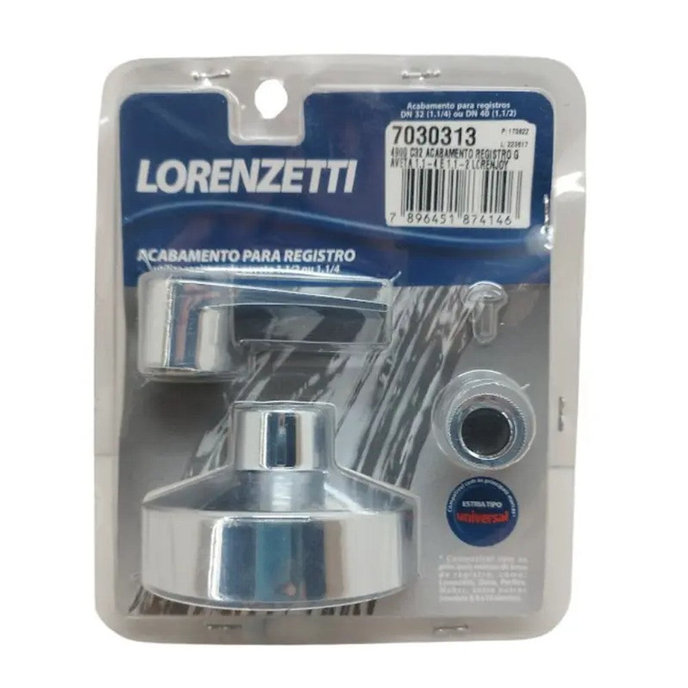Acabamento para Registro 1.1/4 a 1.1/2 4900 C32 Lorenzetti
