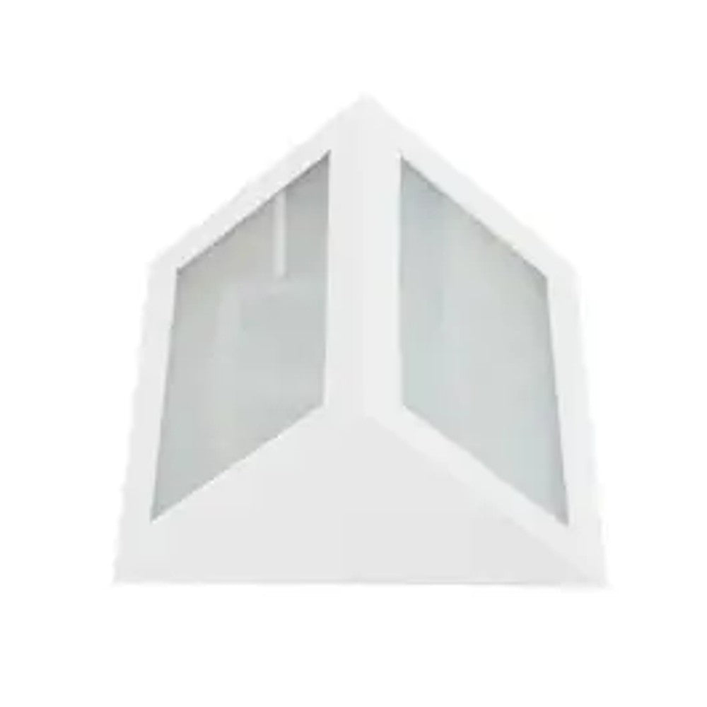 Arandela Fabrica da Luz 1575 Triangular 23x23cm 1 E27 Branco