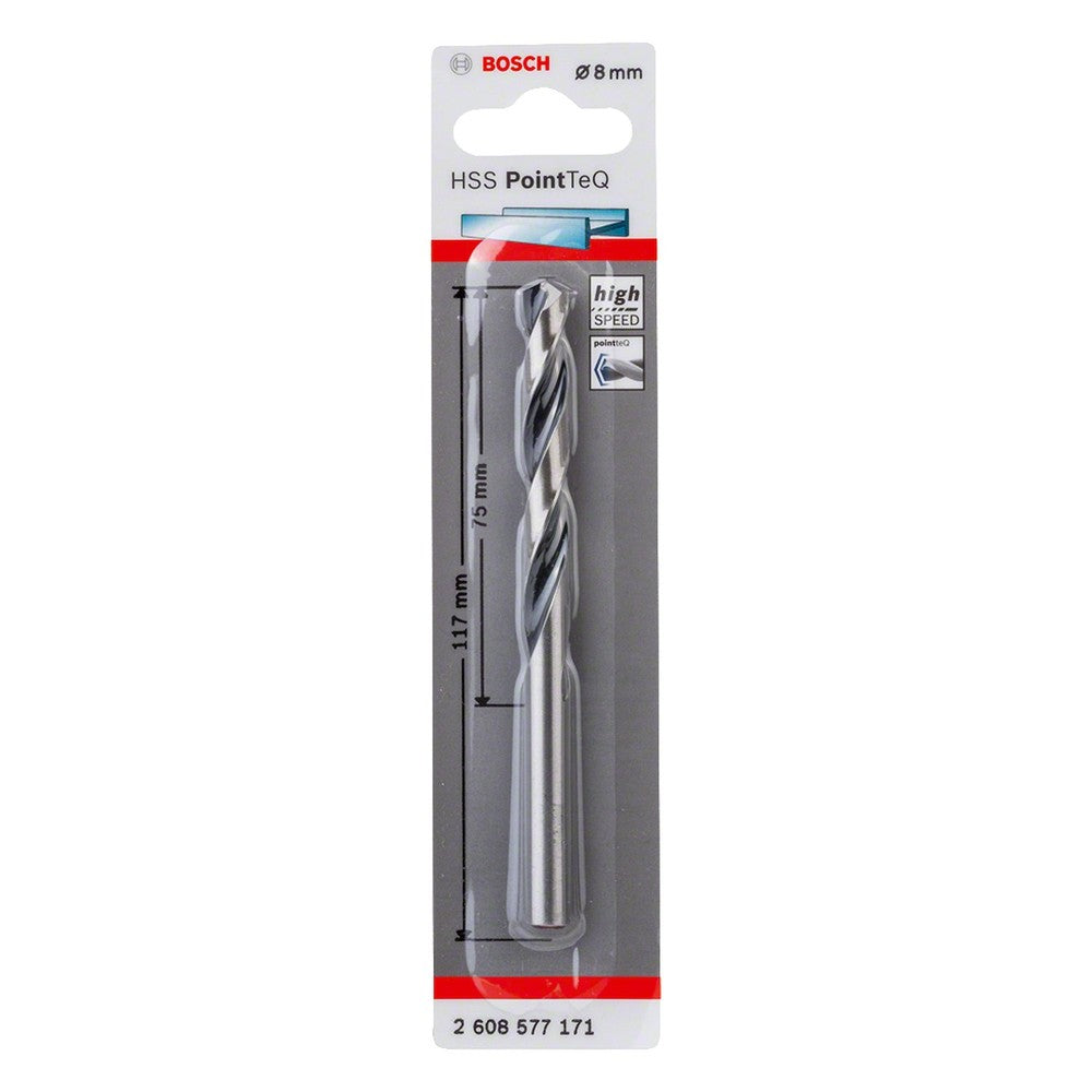 Broca Aço Rápido 8,0mm 117mm Bosch