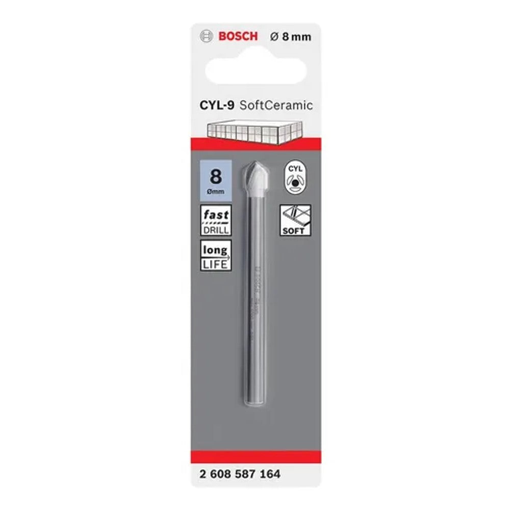 Broca para Azulejo Porcelanato e Cerâmica 8mm Bosch 2608587164