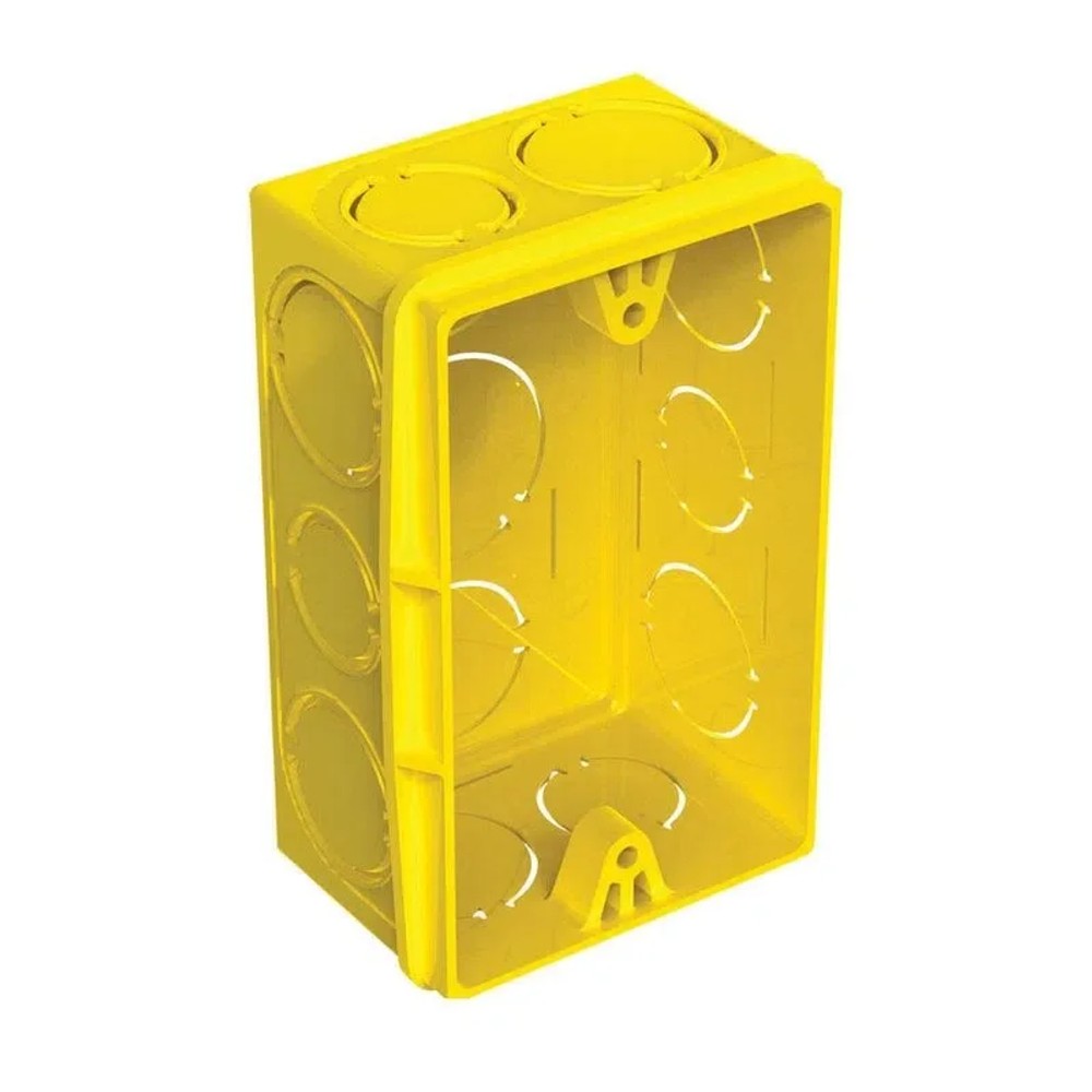 Caixa Dryfix Para Gesso 2x4 Amarela Tramontina