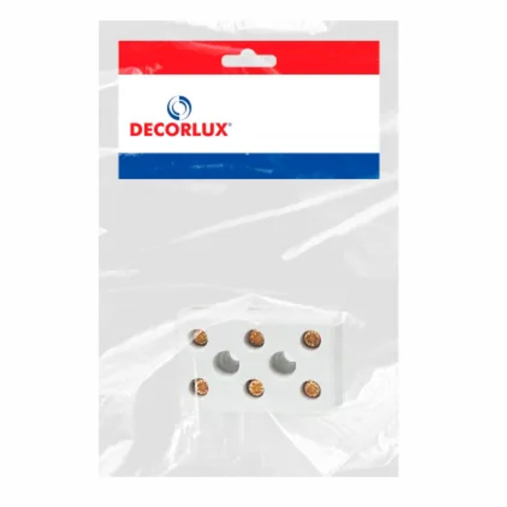 Conector Porcelana Tripolar para Chuveiro 16mm Decorlux