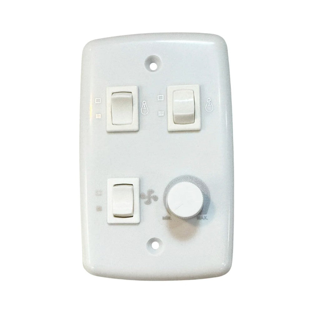 Controle Ventilador Rotativo Bivolt para 2 Lâmpadas Venti-Delta