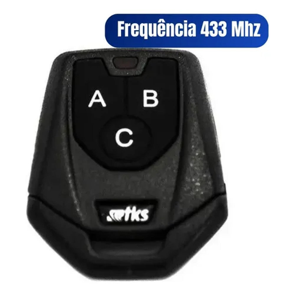 Controle para Portão Eletrônico Copiador de Código FKS CR941 ABC 433 MHz