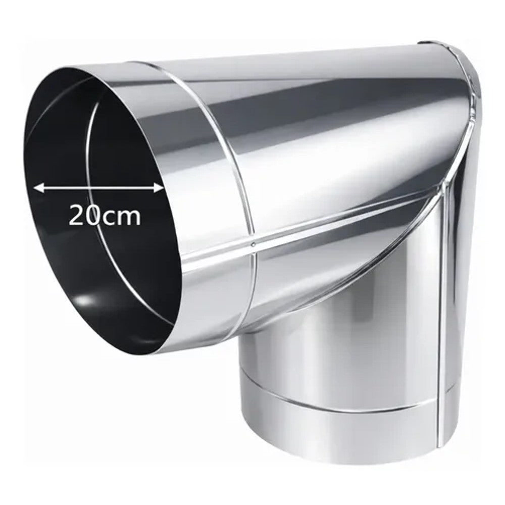 Curva L Aço Galvanizado 90 Graus 3/8 Polegada 200x200 mm TEL767