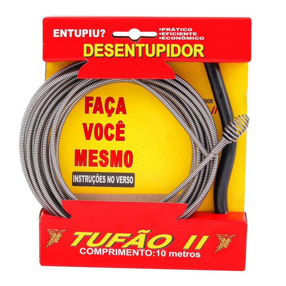 Desentupidor de Tubulação Tufão II com 10 metros