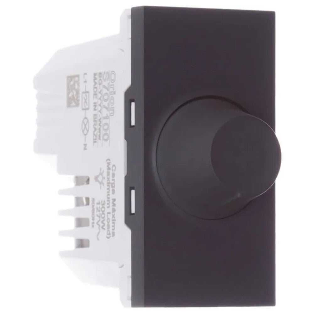 Dimmer Rotativo LED Bivolt Grafite Orion Schneider