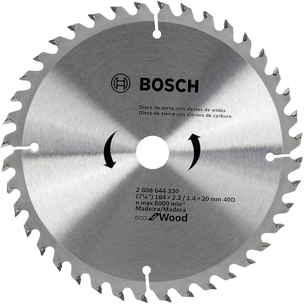 Disco Serra Circular Eco 184x20x40d Bosch