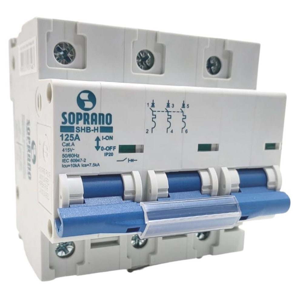 Disjuntor Tripolar 125A 10KA CEMIG Soprano