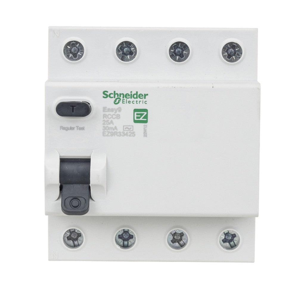 Dispositivo DR 4 Polos 30mA 25A Schneider Easy9