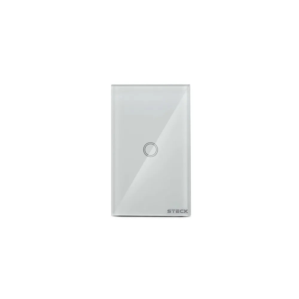 Interruptor Inteligente 1 Módulo Touch Wi-Fi Branco 2x4 Steck