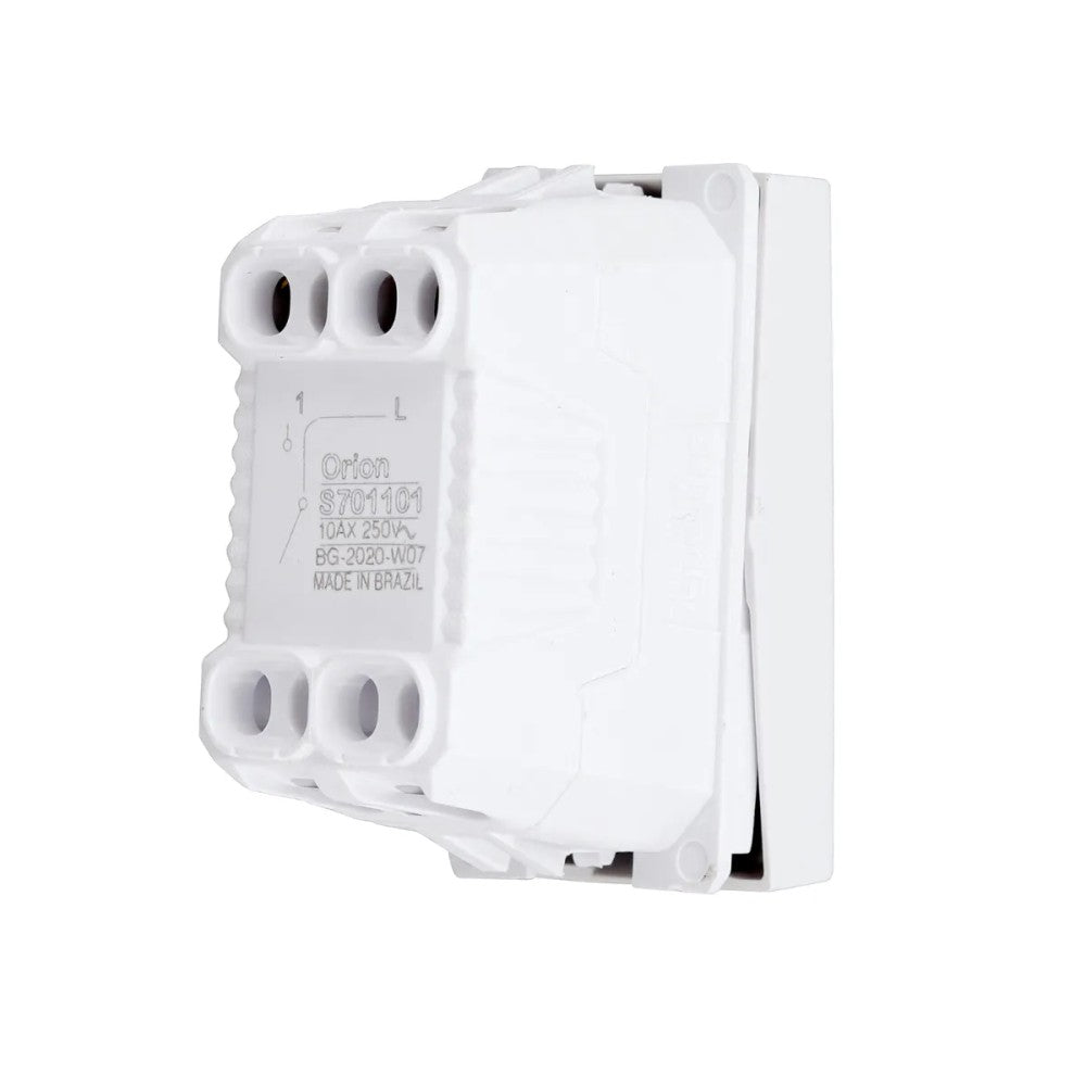Interruptor Módulo Simples 10A Branco S70110104 Orion Schneider