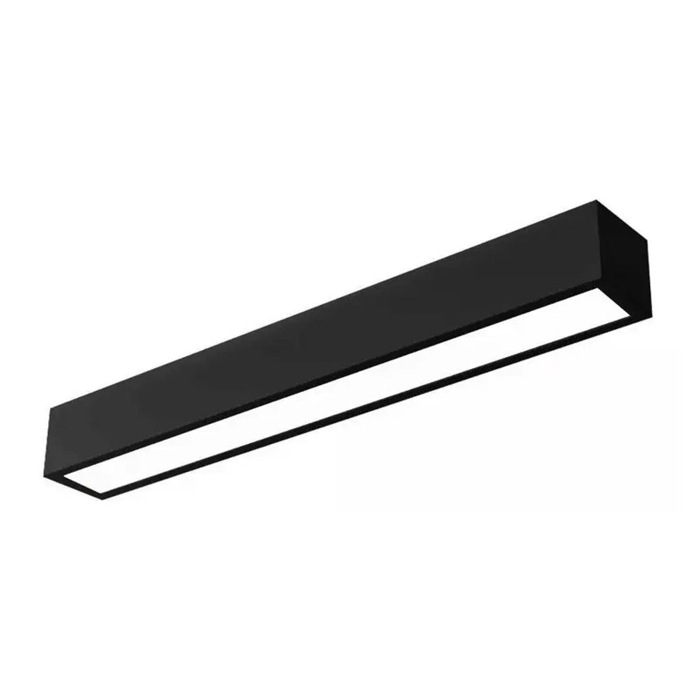 Luminaria Fabrica da Luz 6809 1 Tubo LED 60cm Preto