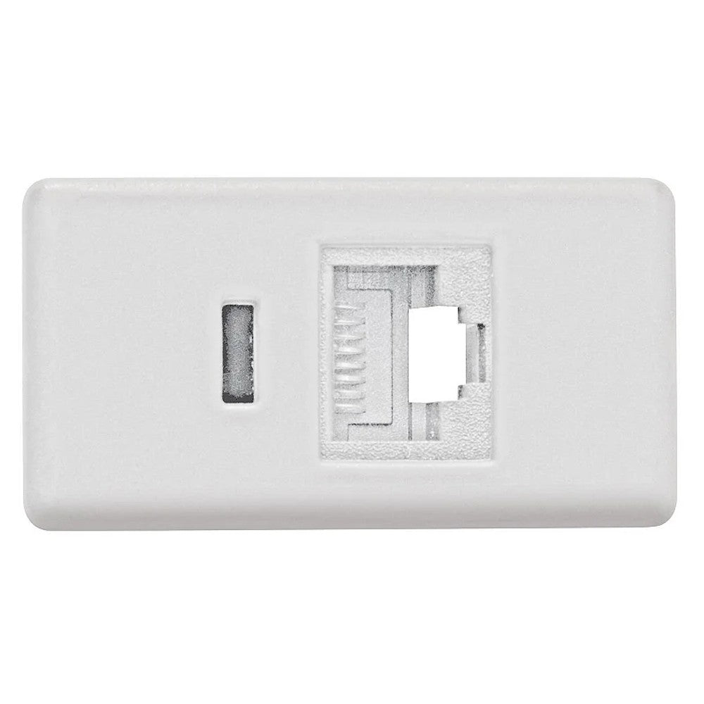 Modulo Tomada para Telefone RJ11 Tramontina Branco Liz Lux