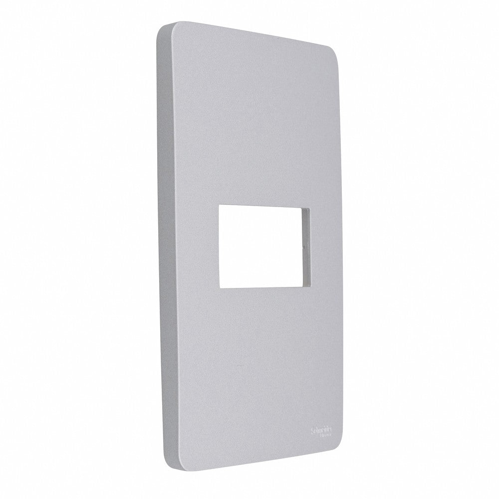 Placa 2x4 1 Posto Gamma Prata Orion Schneider S730101274