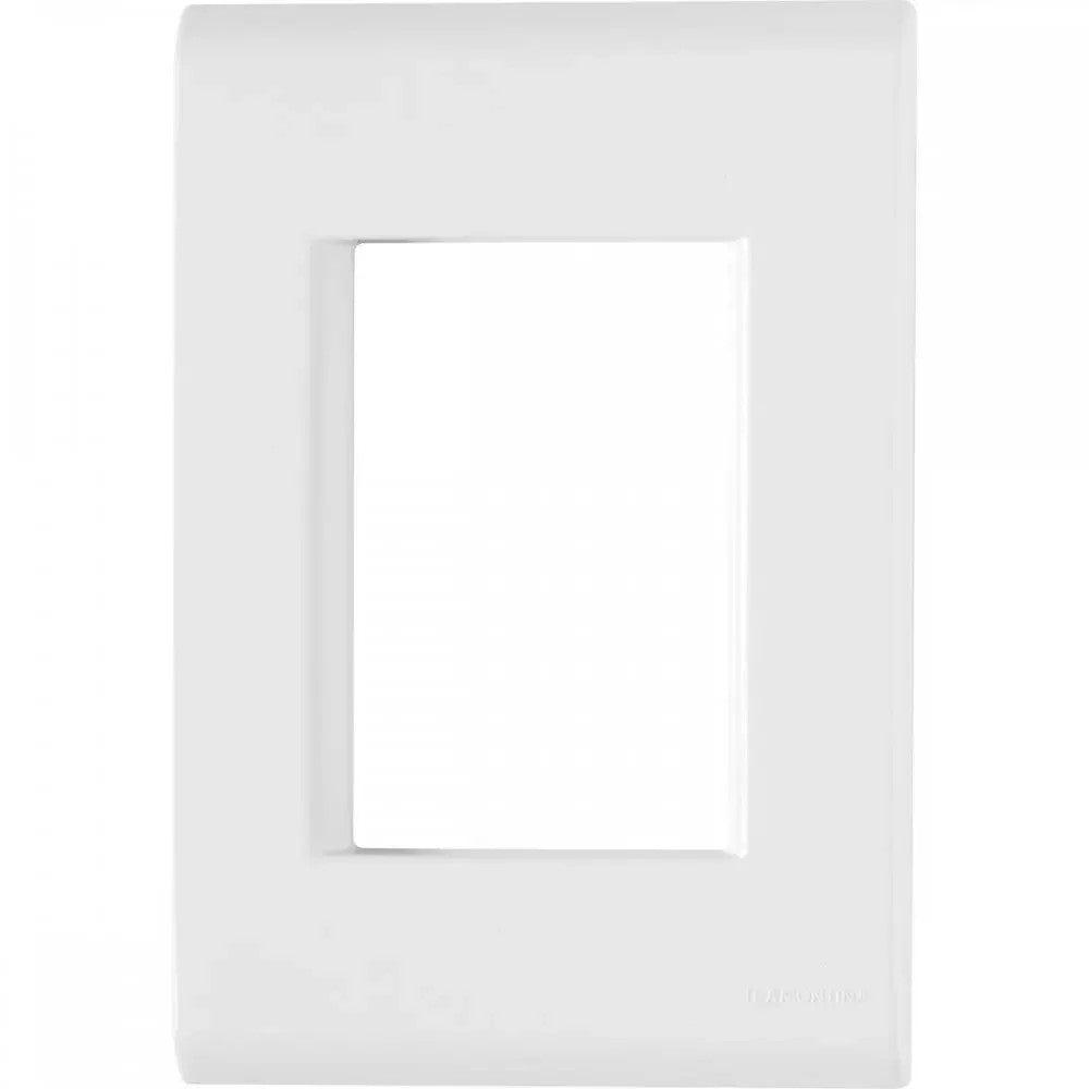 Placa 2x4 3 Postos Juntos Branco 57106007 Liz Tramontina