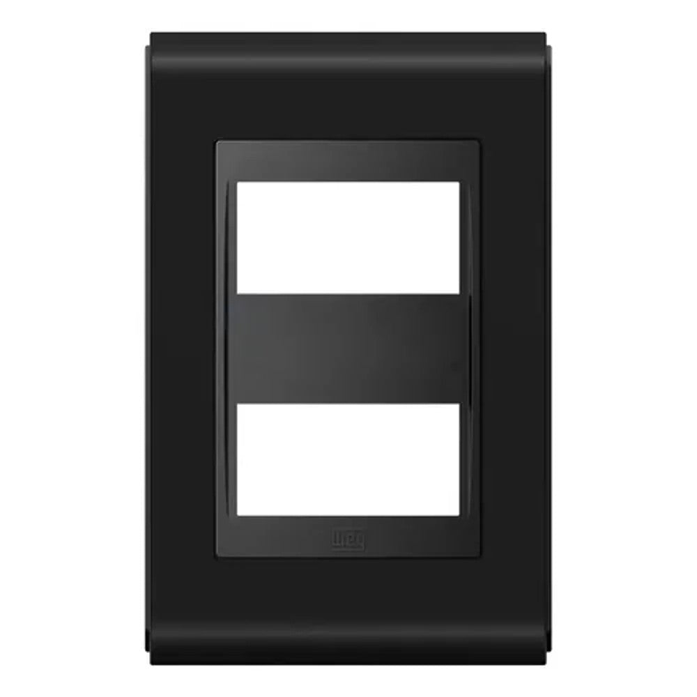 Placa 2x4 3 Postos Preto Areia Style WEG