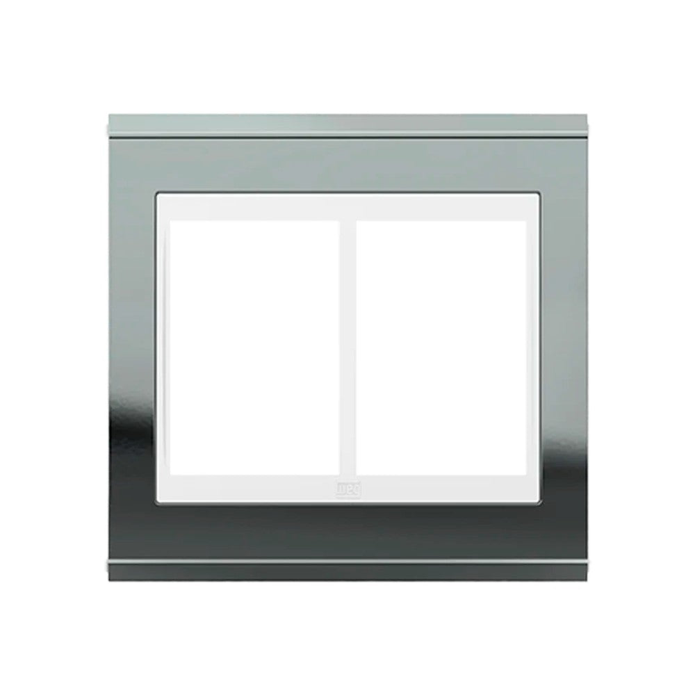 Placa 4x4 6 Postos Branco e Prata Concept WEG