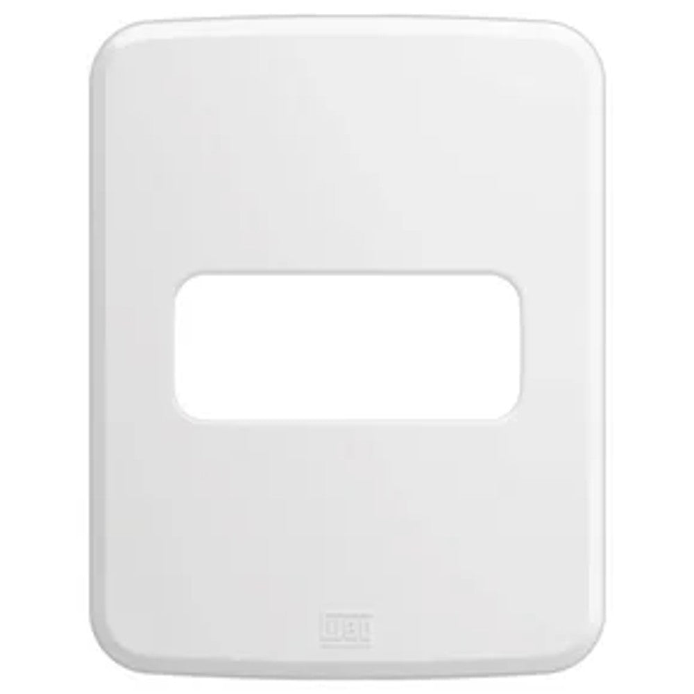 Placa para Móveis Retangular 1 Posto Branco Compose WEG