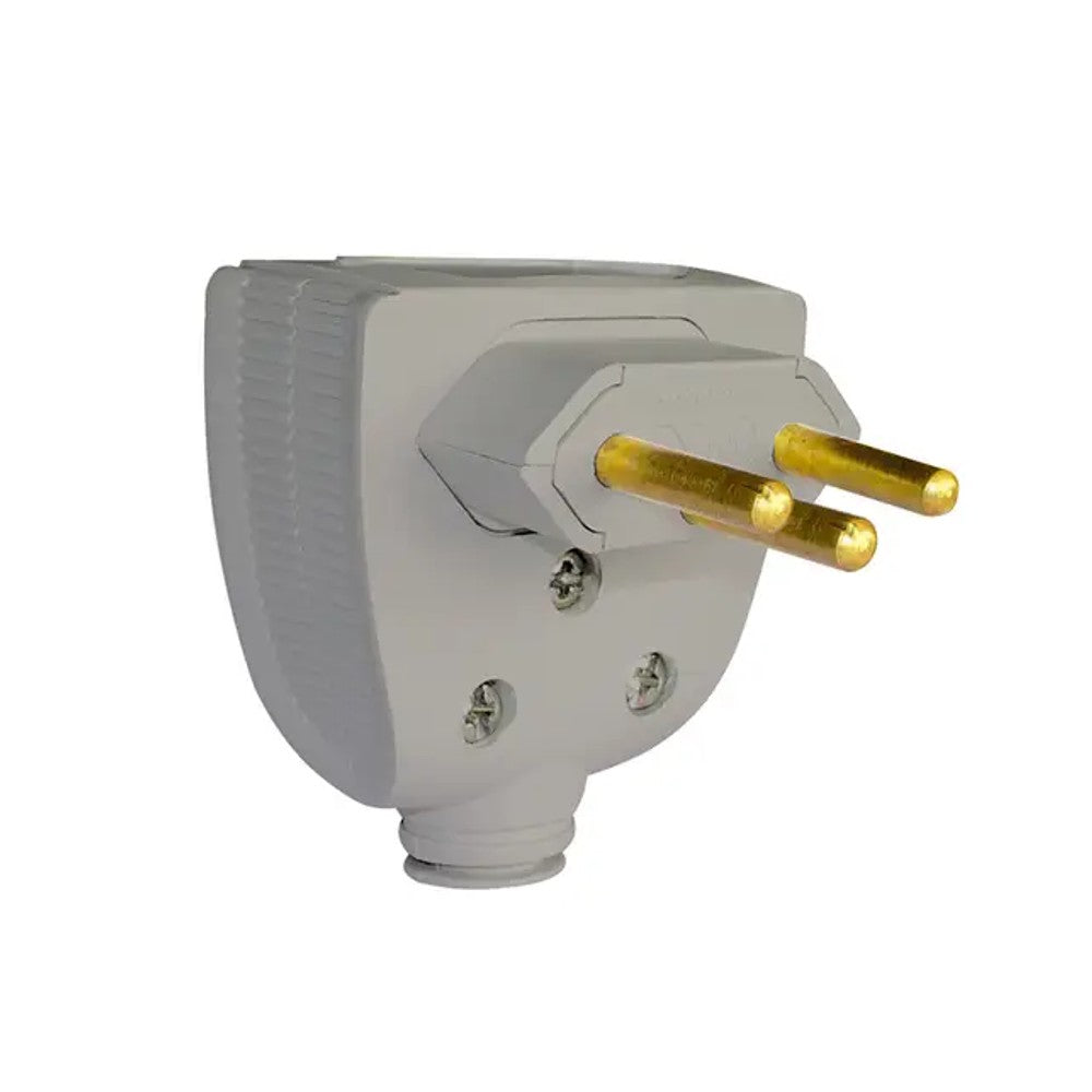 Plug Macho Ref 2P+T 10A Cinza 615872 Pial Legrand