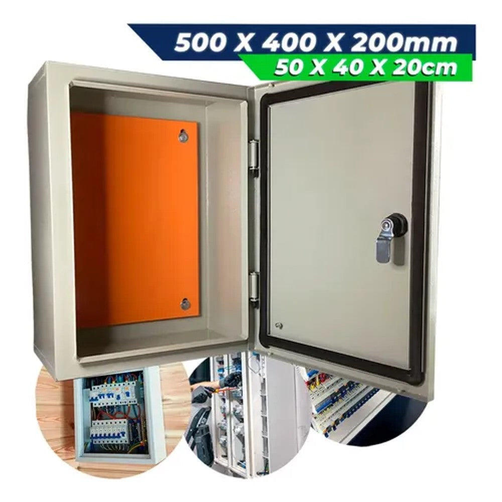 Quadro de Comando com Flange e Divisória 50x40x20 cm