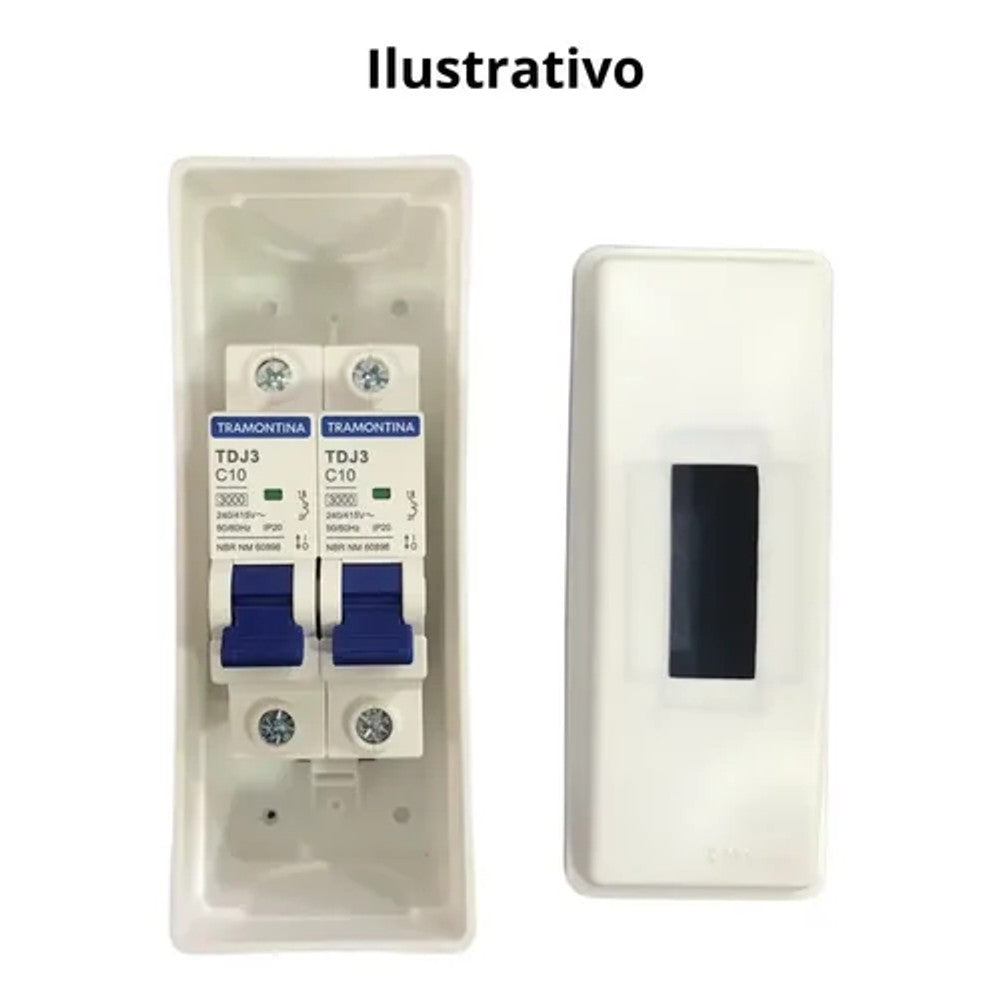 Quadro de Distribuição Externo 2 Disjuntores DIN QDSS-II 912712