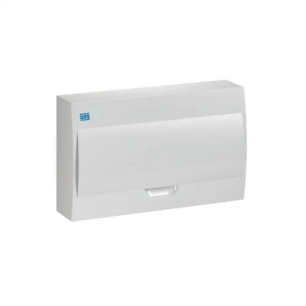 Quadro de Distribuição Externo PVC 18 Disjuntores DIN Branco WEG