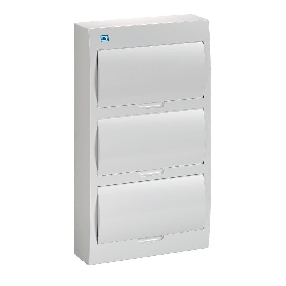 Quadro de Distribuição Externo PVC 36 Disjuntores DIN Branco WEG