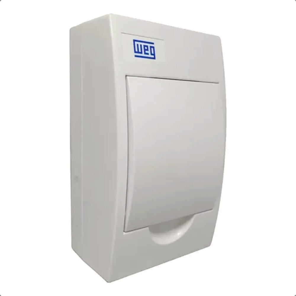 Quadro de Distribuição PVC 4 Disjuntores DIN Branco WEG