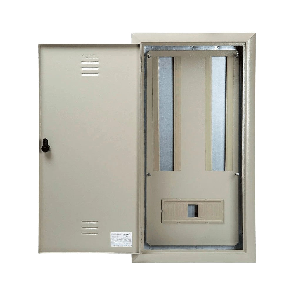Quadro de Embutir 18 Circuitos com Barramento 150A Cemar QDETG-18EX