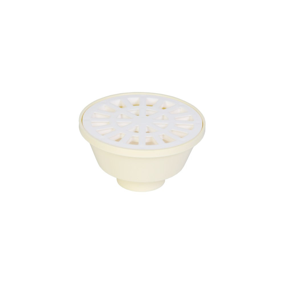 Ralo Sifonado Redondo Branco 100x38x40mm Número 37 Krona