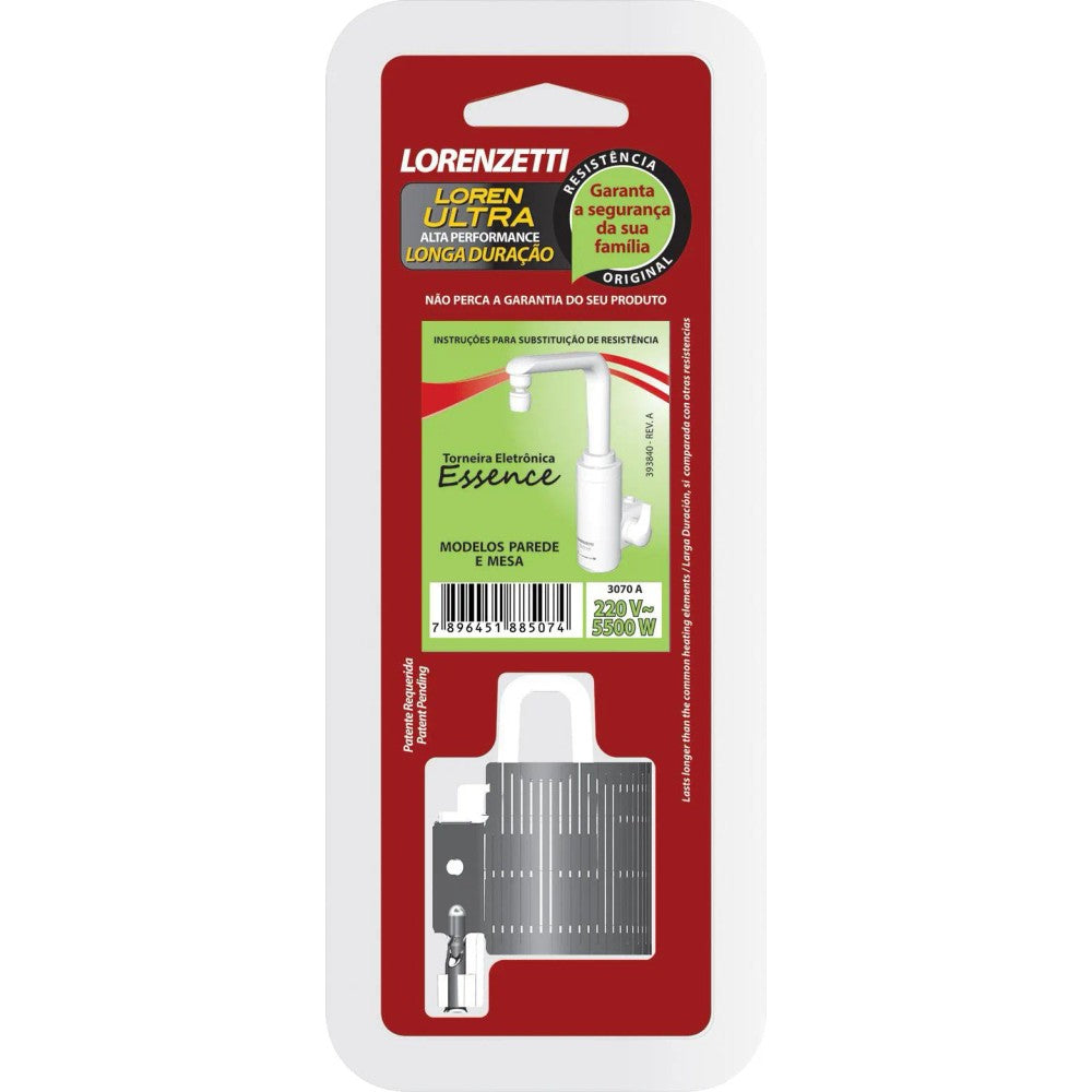 Resistência para Torneira Elétrica Lorenzetti Essence 220V 5500W